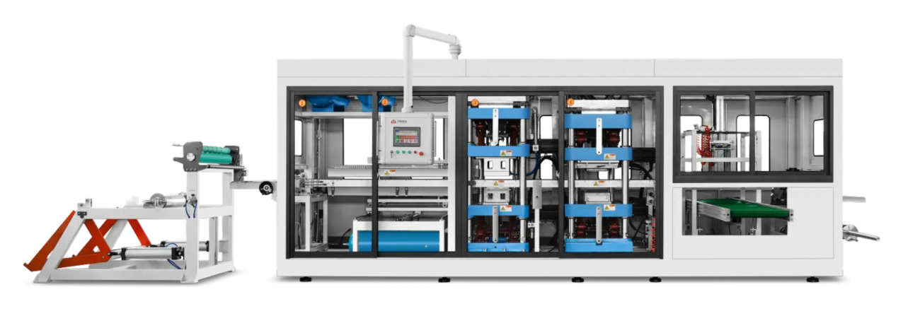 Fully Automatic Three-station Plastic Thermoforming Machine