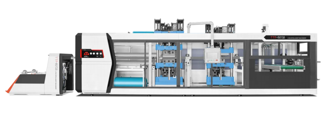 High-Speed Three-station Plastic Thermoforming Machine